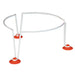 Dynamic SSB1 salad spinner stabilizing base, white wire ring stand with orange suction feet