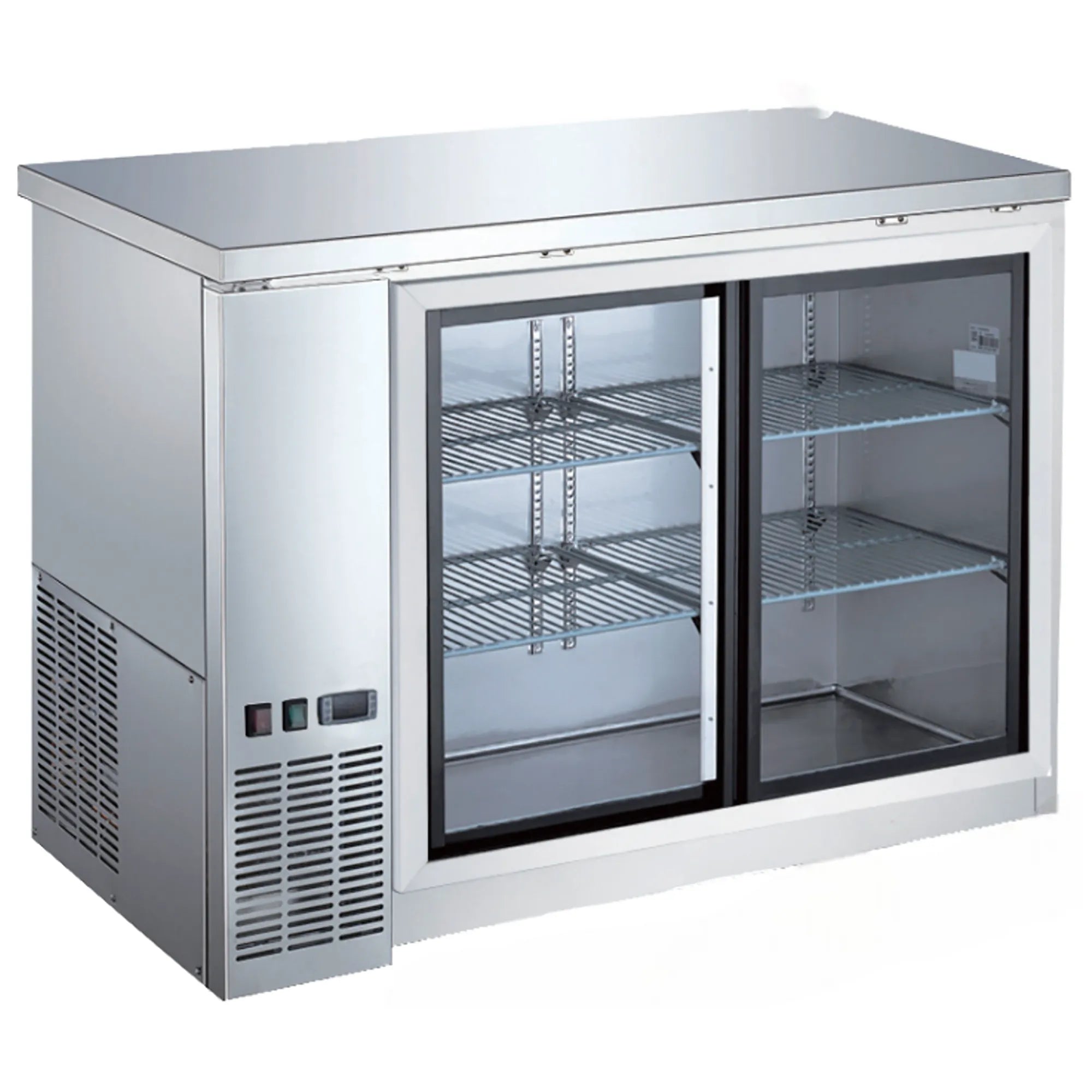 EFI CBBSDR2-48CC Stainless Steel 49" Double Door Back Bar Cooler - Various Configurations-Phoenix Food Equipment