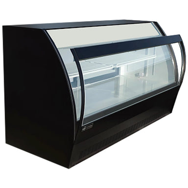 EFI CDC-2000B-F Curved Glass 79" Refrigerated Deli Case, Front Open Glass-Phoenix Food Equipment