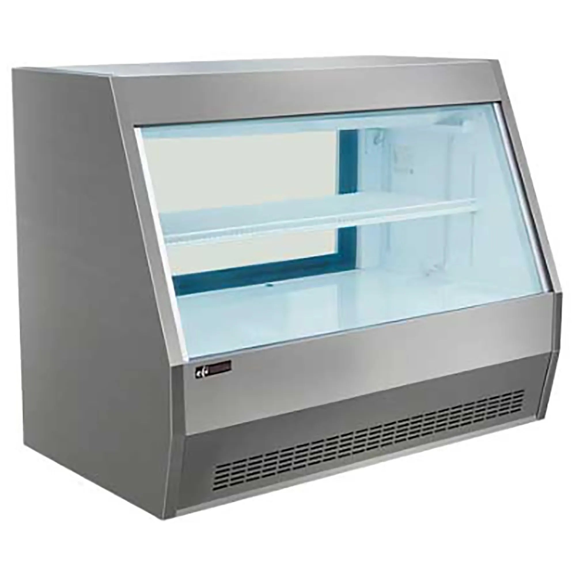 EFI CDS-1200B Straight Glass 47" Refrigerated Deli Case - Available in Black or Stainless Steel Finish-Phoenix Food Equipment