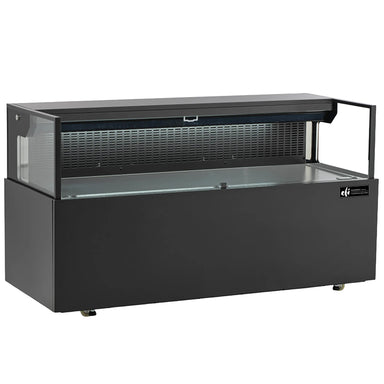 EFI CGOMS-6024 Straight Glass 59" Shallow Open Air Display Case-Phoenix Food Equipment