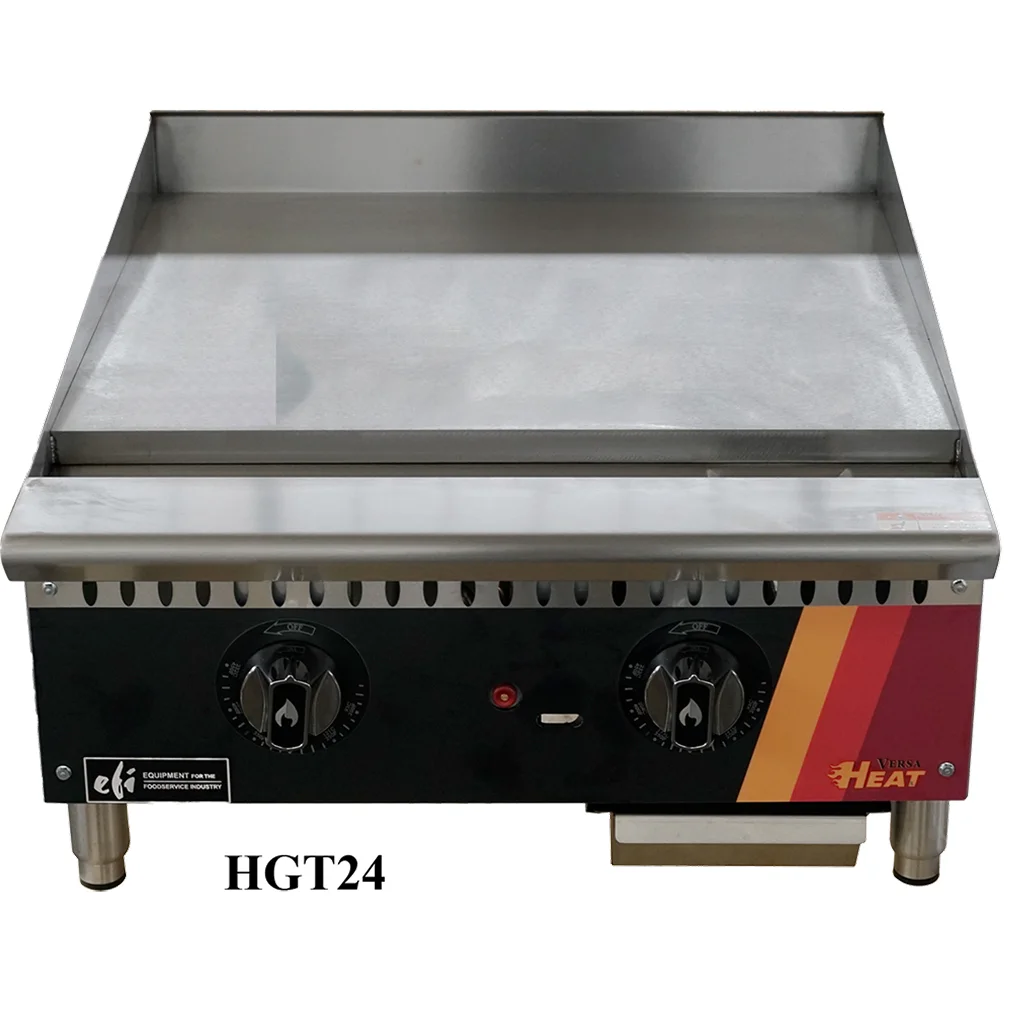 EFI HGT24-ELC Electric Thermostatic 24" Griddle - 208V-Phoenix Food Equipment