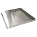 EFI SIA-18DB stainless steel detachable sink drainboard with raised edges and mounting lip, angled top view