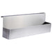 EFI SIBASR Series stainless steel speed bar rail, single tier model with rear mounting flange, angled front view