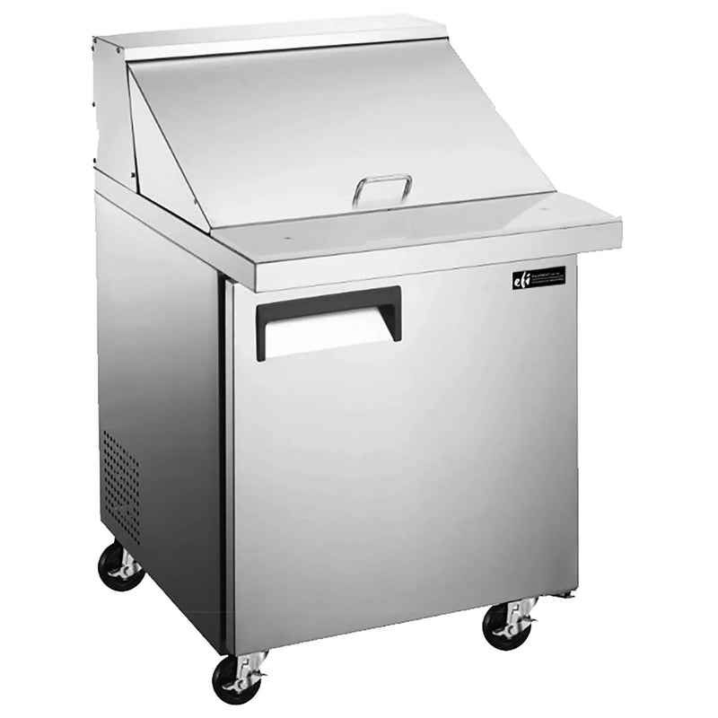 EFI X-line CMDR1-27VCX Single Door 27" Refrigerated Mega Top Sandwich Prep Table-Phoenix Food Equipment