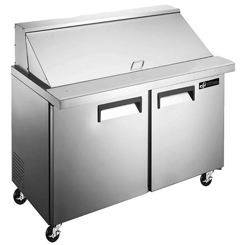 EFI X-line CMDR2-36VCX Double Door 36" Refrigerated Mega Top Sandwich Prep Table-Phoenix Food Equipment