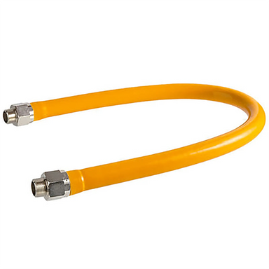 Easy Flex EFGC-034-BJ-1414-48 Commercial 3/4" Diameter Gas Hose - 48" Length-Phoenix Food Equipment