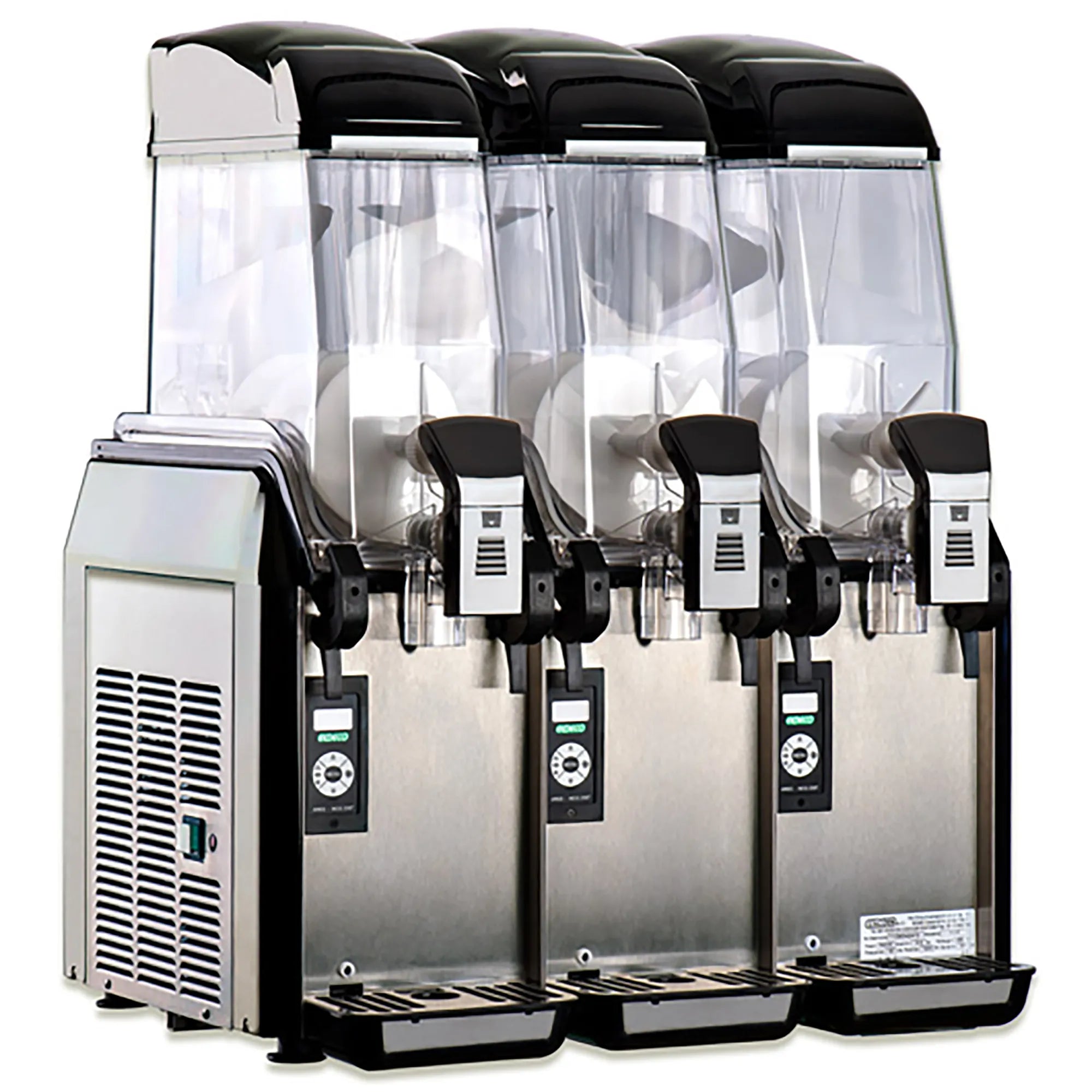 Elmeco FC3 GREEN Millenium Triple 12L Container Slushie Machine-Phoenix Food Equipment