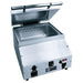 Emberglo ES5 Series direct supply countertop steamer, 1800W, stainless steel with lid open and digital timer controls