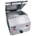 Emberglo ES5 Series self-contained countertop steamer, 1500W, alternate option with lid open and front drawer knob