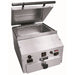 Emberglo ES5 Series self-contained countertop steamer, 1800W, lid open with digital controls above the water drawer
