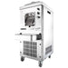 Eurodib 0038151250 12K ice cream and gelato batch freezer, white and stainless steel floor unit on casters, angled