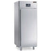 Eurodib ARG30 ice cream cabinet, upright stainless steel reach-in with solid door and top digital display, angled