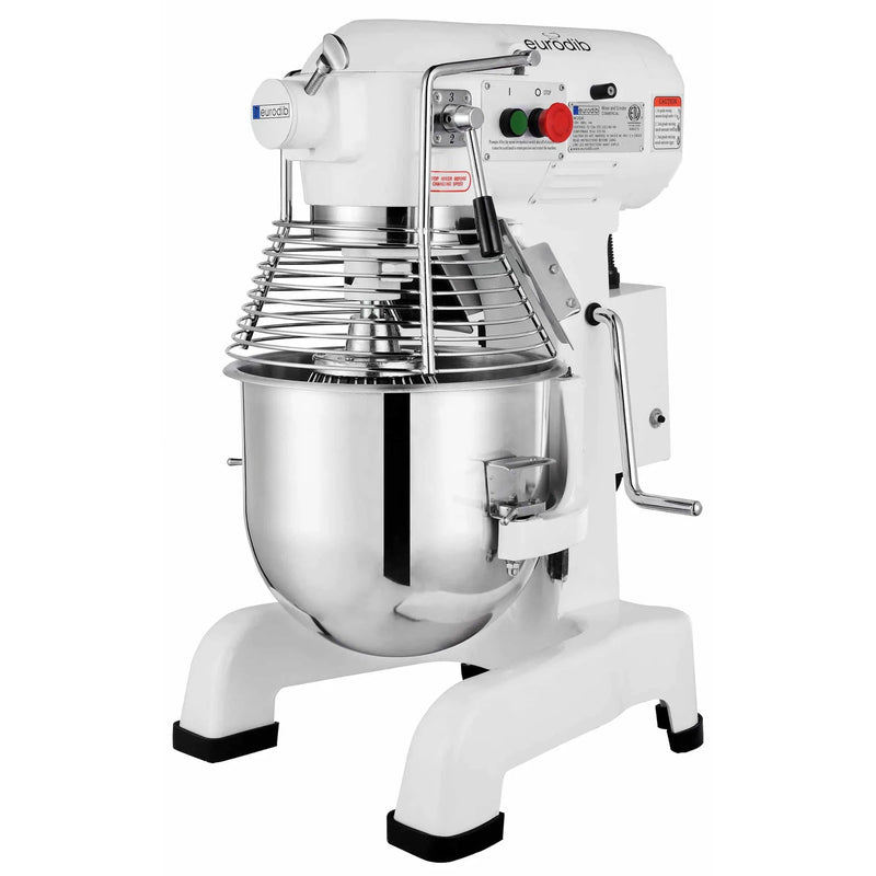 Eurodib M20B ETL Commercial Planetary Stand Mixer with Meat Grinder Attachment - 20 Qt Capacity, 110V-Single Phase-Phoenix Food Equipment