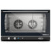 Eurodib Unox XAFT193 Rossella countertop convection oven with humidity, twin fans visible through black glass door