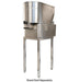 Fry Factory AFC-50 electric high volume french fry cutter in stainless steel, shown on a stand sold separately