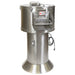 Fry Factory GC-25/56 electric 56 lb potato peeler with stainless steel drum and pedestal base, front view