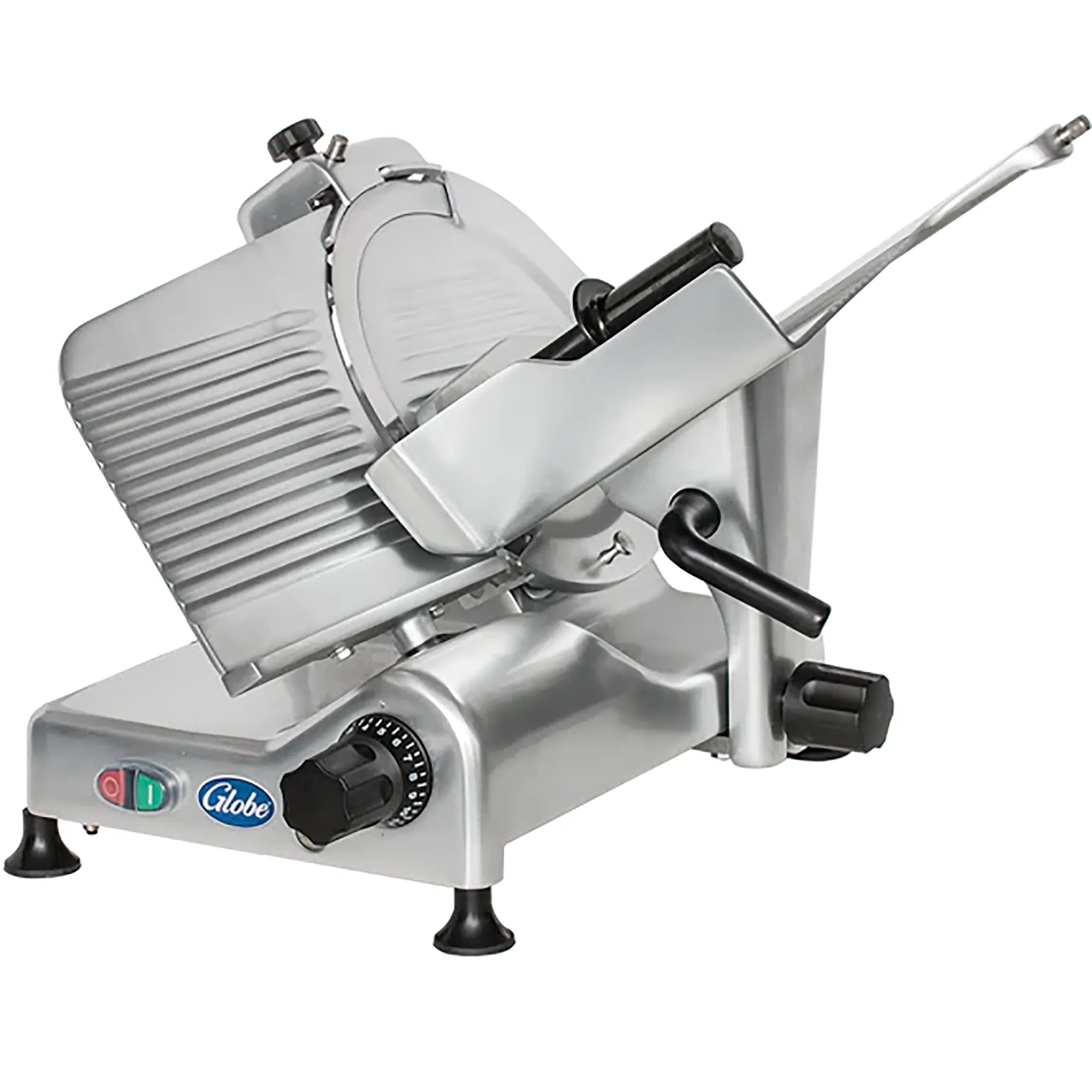 Globe G12 Manual Aluminum Meat Slicer - 12" Blade, 1/2 HP, Belt Drive-Phoenix Food Equipment