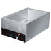 Hatco CHW-FUL full size countertop electric food cooker/warmer in stainless steel with dial control, angled view