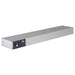 Hatco GRAH-36 high wattage 36 inch electric strip heater in aluminum with infinite control knob, angled front view