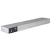 Hatco GRAH-66 high wattage 66 inch electric strip heater in aluminum with infinite control knob, angled front view