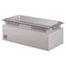 Hatco HWB-43 four-third size drop-in electric food warmer, insulated option with single pan well, angled view
