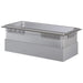 Hatco HWB-FUL standard wattage full size drop-in electric food warmer in stainless steel with top flange, angled