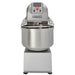 Hobart HSL130 dual speed 100 qt spiral mixer, front view showing the stainless bowl, top controls and Hobart badge