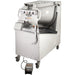 Hobart MG2032-1 size 32 meat grinder/mixer, stainless steel mixing hopper on casters with foot pedal control, angled