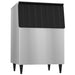 Hoshizaki B-500SF 30-inch ice storage bin for modular ice machines in stainless steel with black door on legs