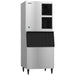 Hoshizaki KM-1100MAJ modular crescent ice machine shown mounted on a stainless steel ice bin, sold separately