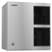 Hoshizaki KM-1100MAJ modular crescent ice machine head in stainless steel with black vented front panel