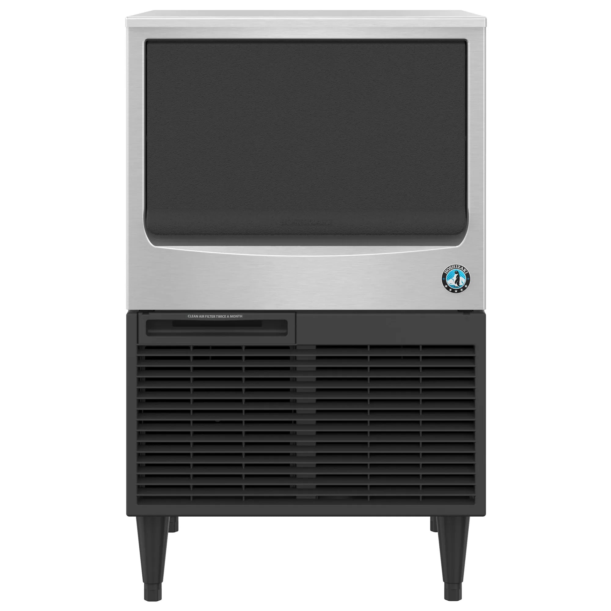 Hoshizaki KM-116BAJ Under Counter Ice Machine, Crescent Shaped Ice - 125LBS/24HRS, 53LBS Storage-Phoenix Food Equipment