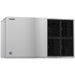 Hoshizaki KM-1601SAJ modular crescent ice machine, wide stainless steel head with black vented side panels