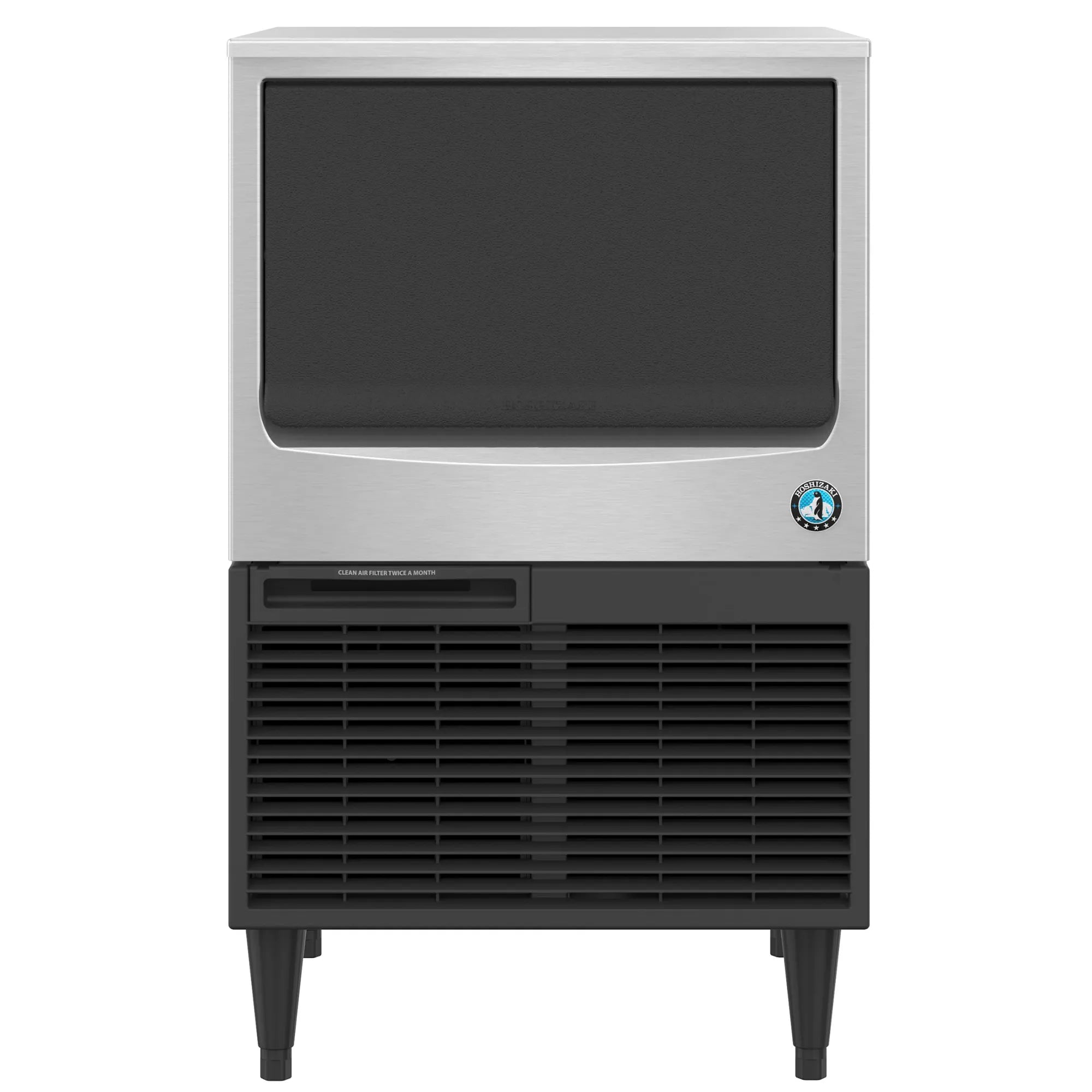 Hoshizaki KM-161BAJ Under Counter Ice Machine, Crescent Shaped Ice - 163LBS/24HRS, 78LBS Storage-Phoenix Food Equipment