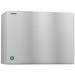 Hoshizaki KM-2200SWJ3 modular crescent ice machine, large solid stainless steel head, angled front view
