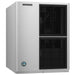 Hoshizaki KM-622MAK modular crescent ice machine head in stainless steel with black vented front panel