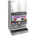 Hoshizaki KMD-505MAJ modular ice machine shown on an ice and beverage dispenser with graphic panel, sold separately