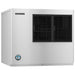 Hoshizaki KMD-705MAJ low profile modular crescent ice machine, wide stainless steel head with black vents