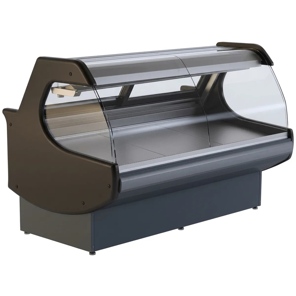 IGLOO By NOVA ROMEO Series Curved Glass Refrigerated Meat / Deli Display Case - Various Sizes-Phoenix Food Equipment