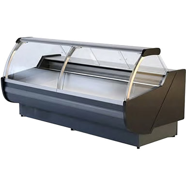 IGLOO By NOVA SANTIAGO Series Curved Glass Refrigerated Meat / Deli Display Case - Various Sizes-Phoenix Food Equipment