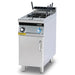 Italiana Food Tech E74 electric single pasta cooker with multiple portion baskets and stainless steel cabinet base