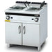 Italiana Food Tech E78 electric double pasta cooker with digital controls and large baskets, angled front view