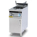 Italiana Food Tech G74 gas single pasta cooker with multiple portion baskets and stainless steel cabinet base