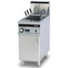 Italiana Food Tech G74 gas single pasta cooker with backsplash, portion baskets and digital control display
