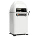 Italiana Food Tech IDR/S semi-automatic dough divider and rounder in white with domed cover, angled side view