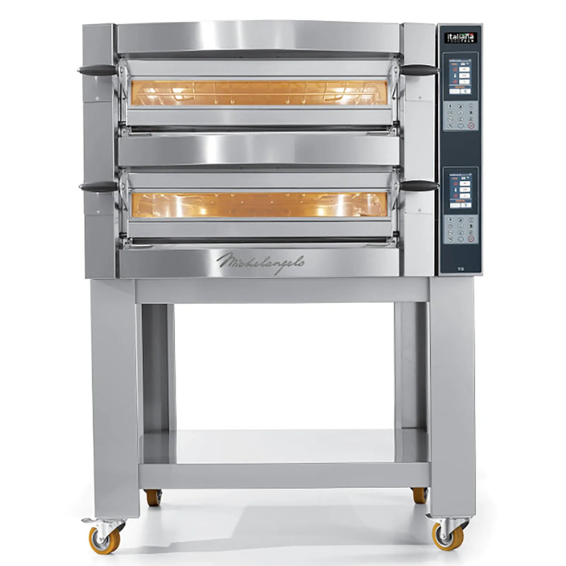 Italiana Food Tech ML435 Series Electric 28" Michelangelo Deck Pizza Oven - 208V, Single or Double Deck-Phoenix Food Equipment