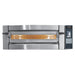 Italiana Food Tech ML635 electric 28 x 42 inch Michelangelo single deck pizza oven with digital controls, front view
