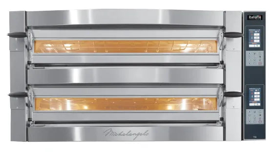 Italiana Food Tech ML935 Series Electric 42" Michelangelo Deck Pizza Oven - 208V, Single or Double Deck-Phoenix Food Equipment