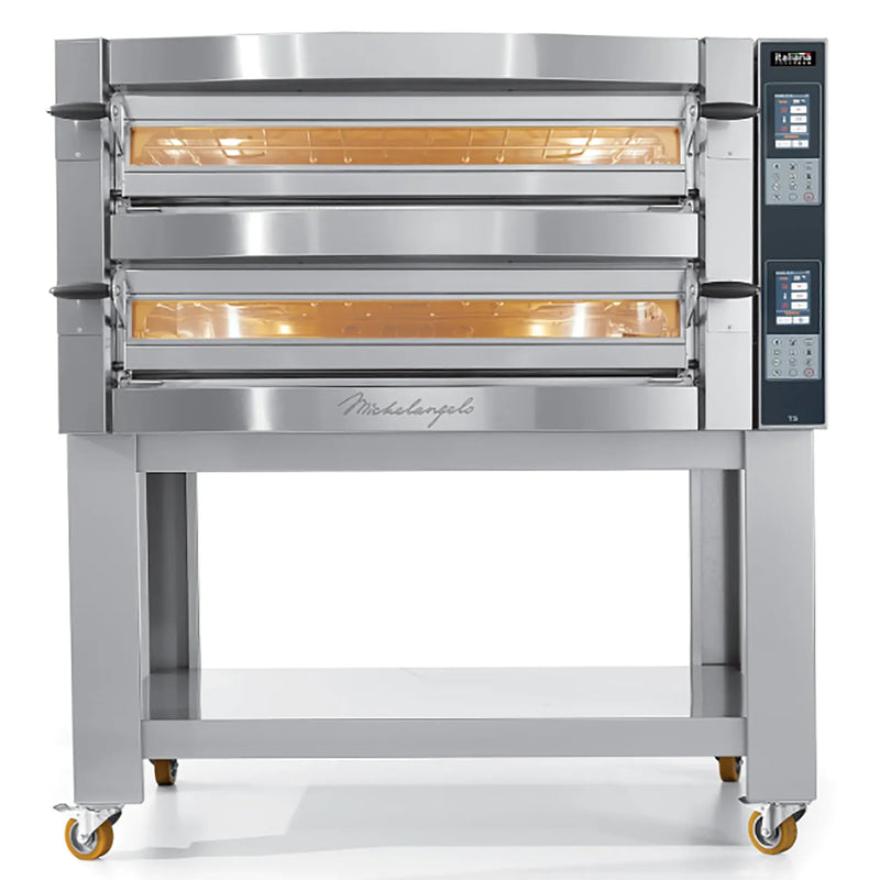 Italiana Food Tech ML935 Series Electric 42" Michelangelo Deck Pizza Oven - 208V, Single or Double Deck-Phoenix Food Equipment